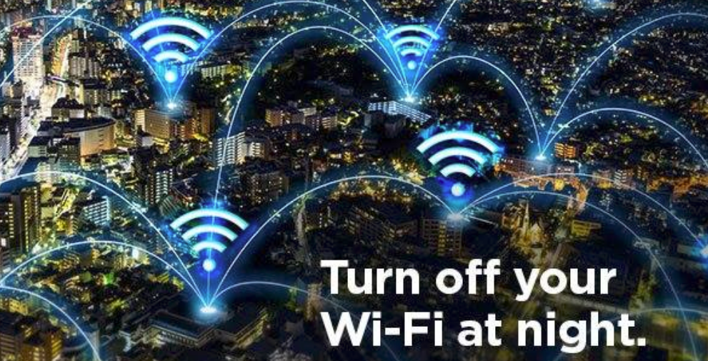 Vypněte Wi-Fi v noci