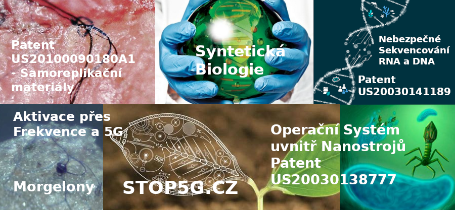 Syntetická Biologie – Morgelony – Patent US20030141189 – Nebezpečné Sekvencování RNA a DNA – Patent US20100090180A1 – Samoreplikační materiály – Operační Systém uvnitř Nanostrojů – US20030138777 – Aktivace přes Frekvence a 5G
